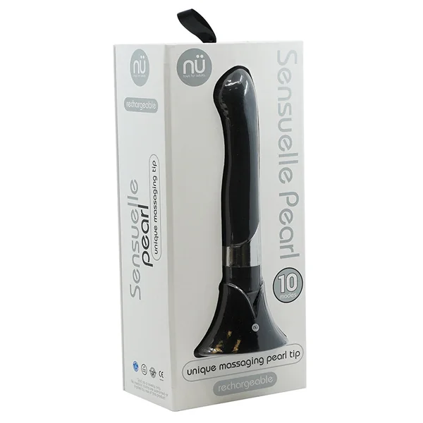 Nu Sensuelle Pearl Rechargeable 10 Function Vibrator - Black