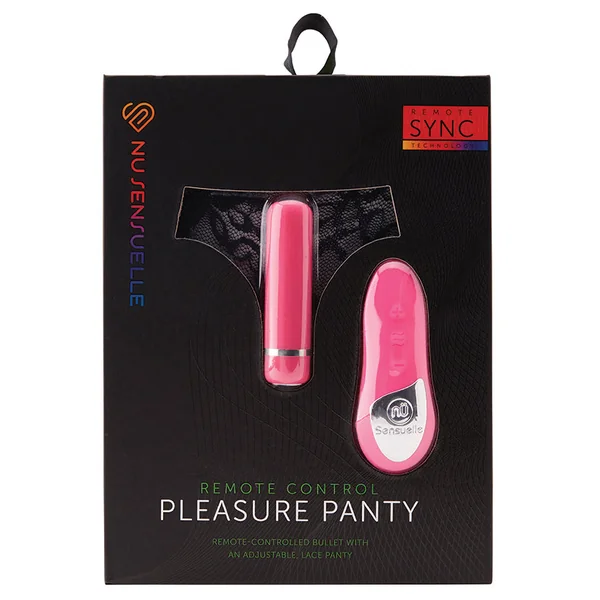Nu Sensuelle Remote Control Pleasure Panty - Pink