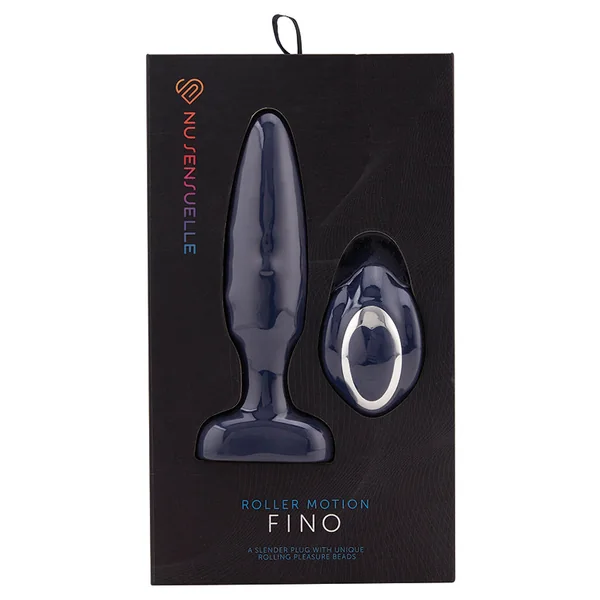 Nu Sensuelle Roller Motion Fino Plug - Navy Blue
