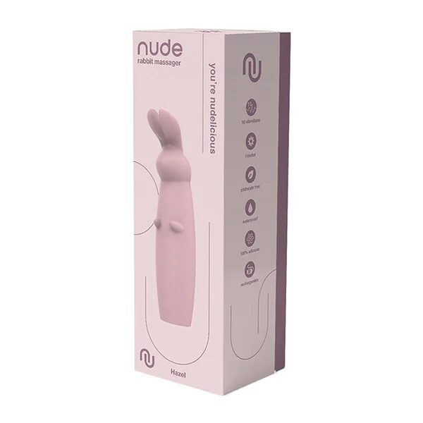 NUDE Hazel Rechargeable Rabbit Massager - Pink