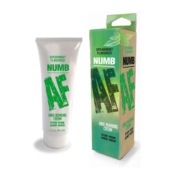 Numb Af- Spearmint Flavored Anal Numb Cream - 1.5 Oz (44 ml)