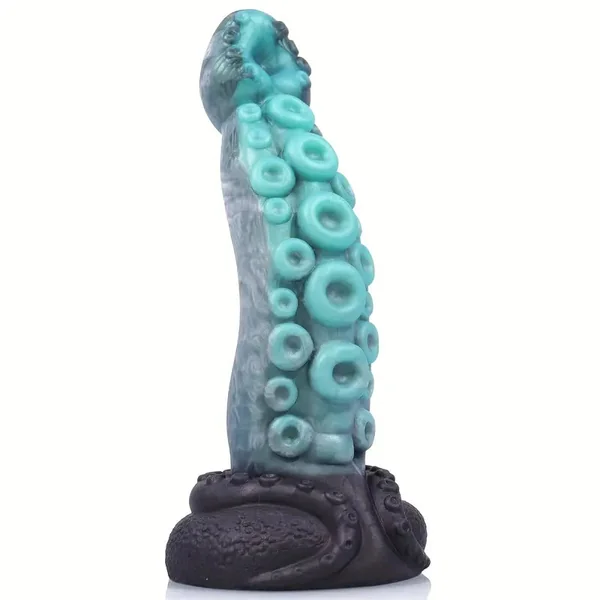 Octopus Texture Tentacle Soft Dong Silicone Hands-Free Anal Plug
