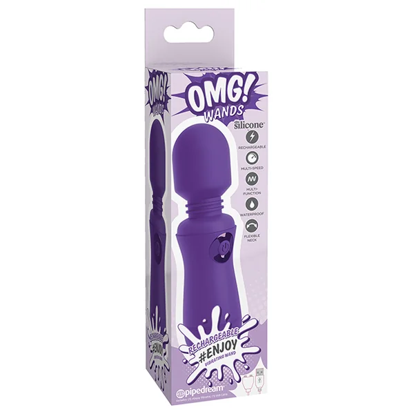 OMG # ENJOY RECHARGEABLE WAND PURPLE