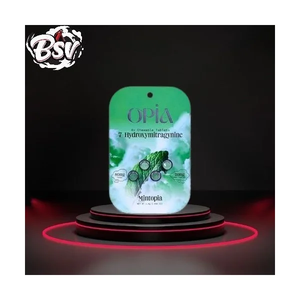 Opia 4ct 7-Hydroxymitragynine 20mg Tablets Mintopia