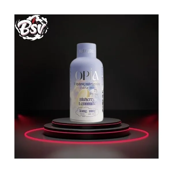Opia 7-Hydroxymitragynine 30mg Shots Blueberry Lemonade