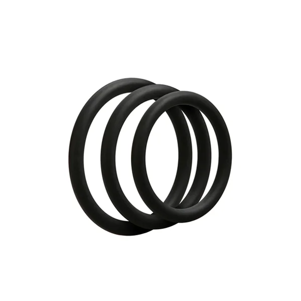 OPTIMALE 3PC C-RING SET THIN BLACK