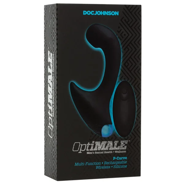 Optimale Vibrating P Massager W-wireless Remote - Black