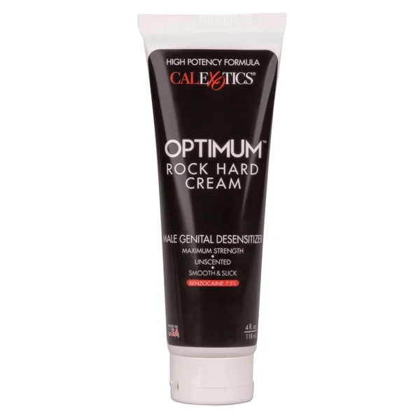 Optimum Rock Hard Male Enhancement Desensitizing Delay Cream 4 oz