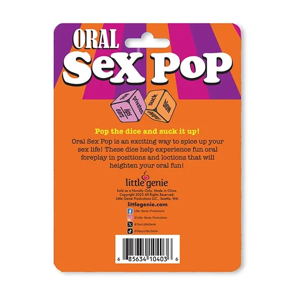 Oral Sex Pop Dice Couples Game