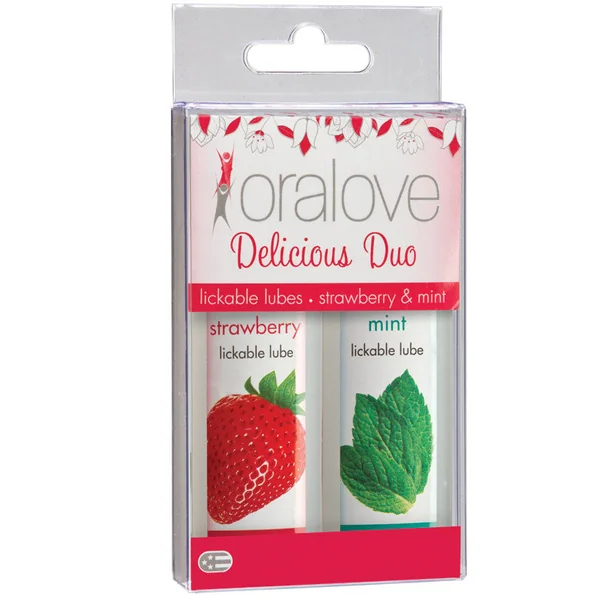 Oralove Delicious Duo Lube - Strawberry & Mint