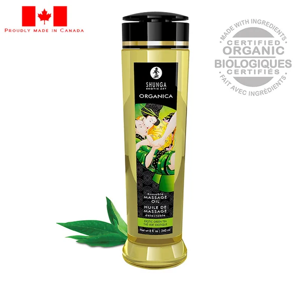 Organica Massage Oil Green Tea by Shunga