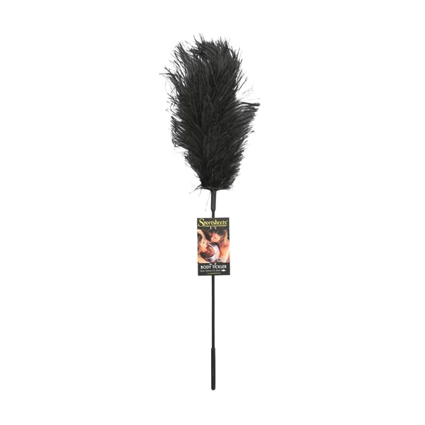 OSTRICH FEATHER BLACK