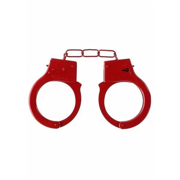 Ouch! Beginners Handcuffs Metal – Red