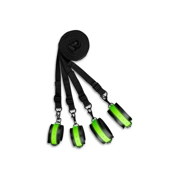 Ouch! Glow in the Dark Bed Bindings Restraint Kit