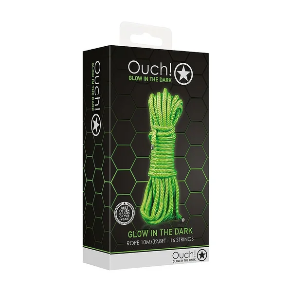Ouch Glow in the Dark Bondage Rope by Shots