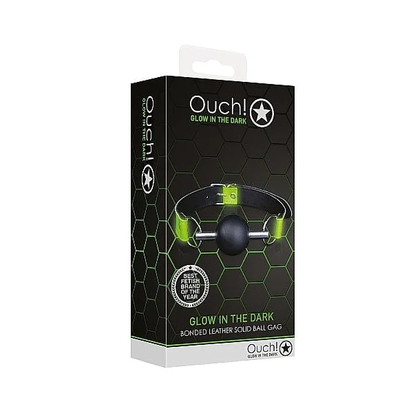 Ouch! Glow in the Dark Solid Ball Gag