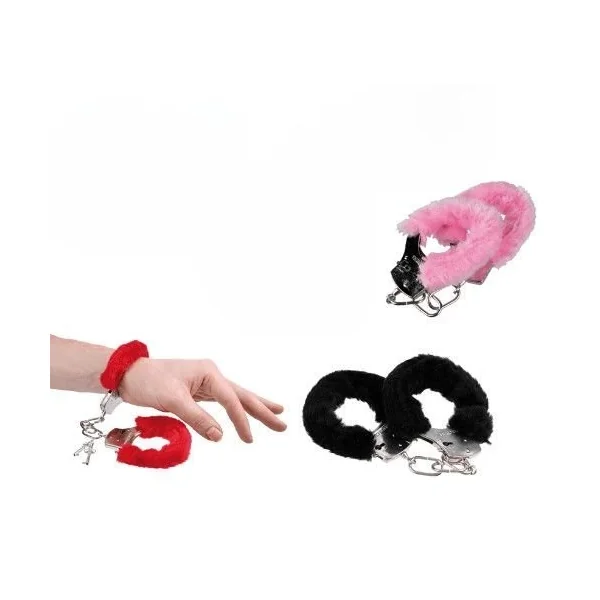 Ouch! Heavy Duty Fluffy Handcuffs Pink