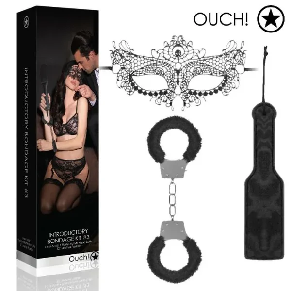 OUCH! INTRO BONDAGE KIT#03 BLACK