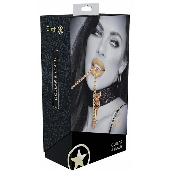 OUCH! ROME COLLECTION COLLAR W/ LEASH