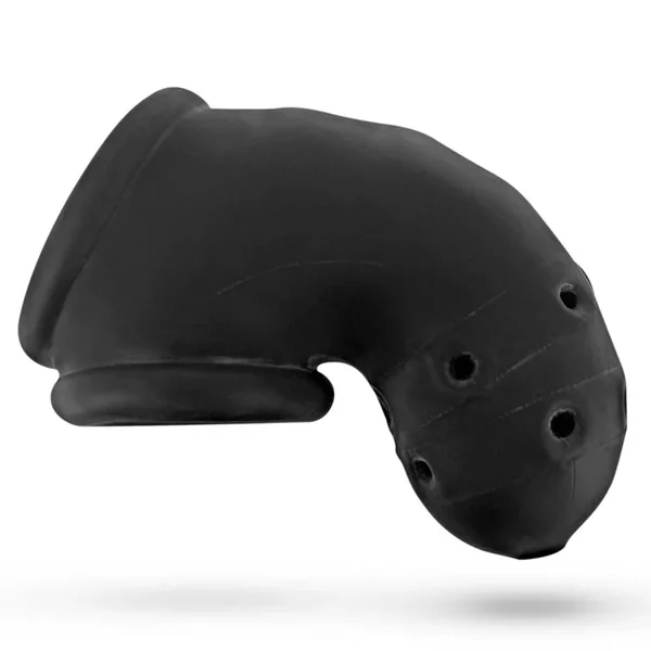Oxballs – AIRLOCK Air-lite Silicone Vented Male chastity | BLACK ICE