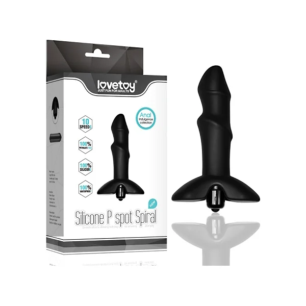 P Spot Spiral 100% Silicone Prostate Stimulator