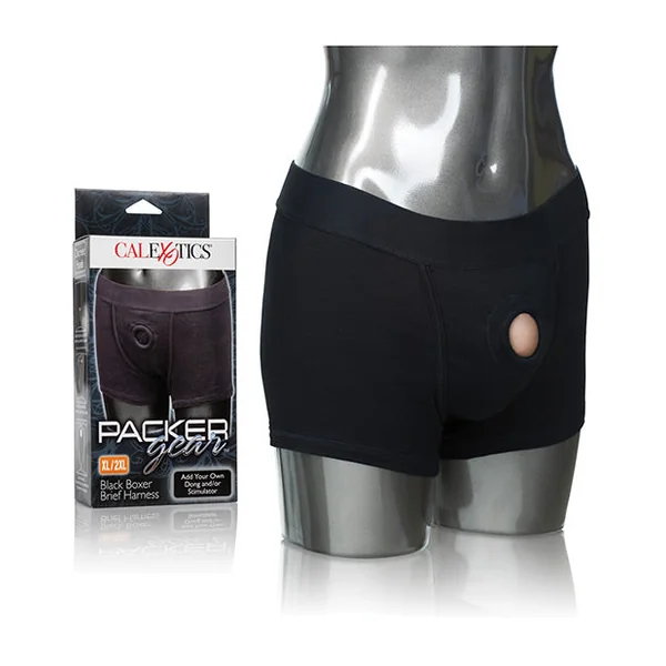 Packer Gear Boxer Brief Harness Xl-2xl - Black