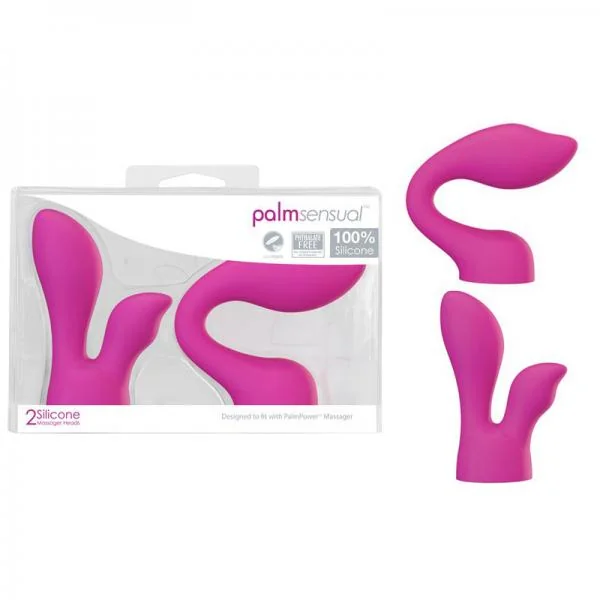 Palm Power Palm Sensual 2 Pack Silicone Body Attachments