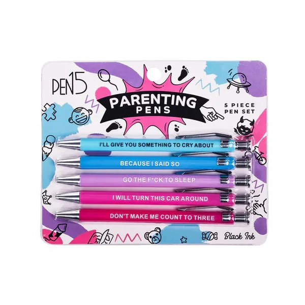 Parenting Office Pens 5pk by Wood Rocket