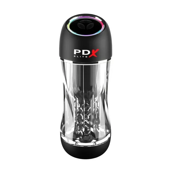 PDX Elite ViewTube Pro Rechargeable Stroker – Clear/Black