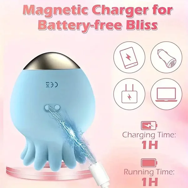 Peach Blossom Fish Sucking Tapping Vibrating Rose Toy For Female