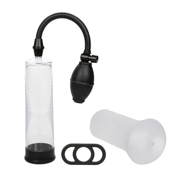 Peak Edging Kit With Penis Pump, Masturbator Sleeve & Cock Ring