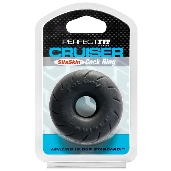 PERFECT FIT SILISKIN CRUISER RING 2.5 BLACK “