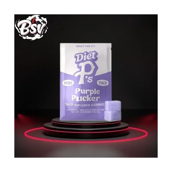 Perfectly Pure Diet P’s THC-P 2ct Gummies 30pk Purple Pucker