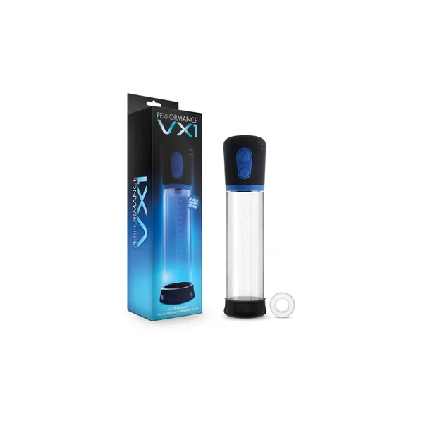 Performance VX1 Male Enhancement Penis Pump System, Clear