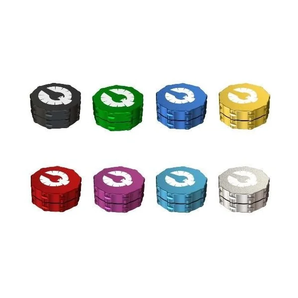 Phoenician Grinder 2 Piece Large Red