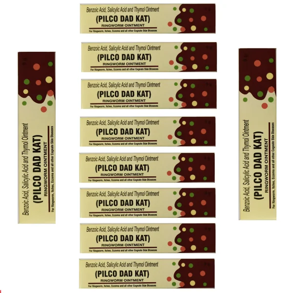 PILCO DAD KAT RINGWORM OINTMENT (PACK OF 10) (9g EACH)
