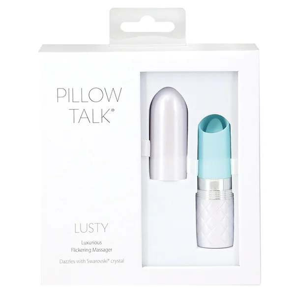 Pillow Talk Lusty Flickering Massager - Teal