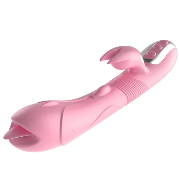 Pink 12 Frequency Female Masturbator Clitoris Stimulato Vibrating Wand Sex Toy