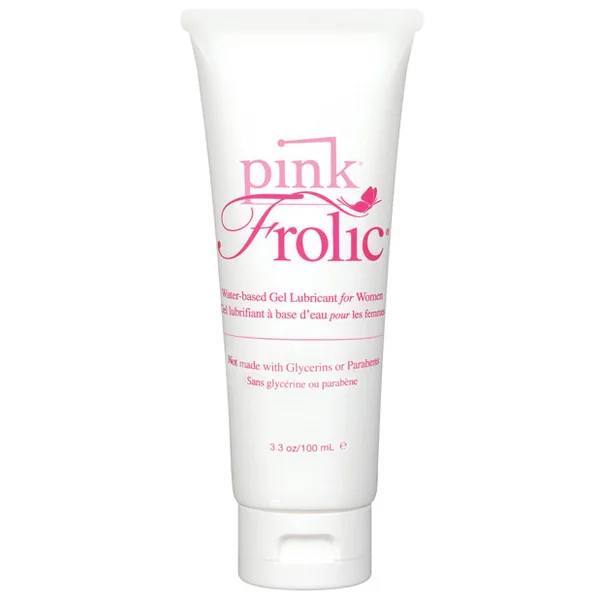 Pink Frolic Gel Lubricant - 3.3 Oz Flip Top Tube