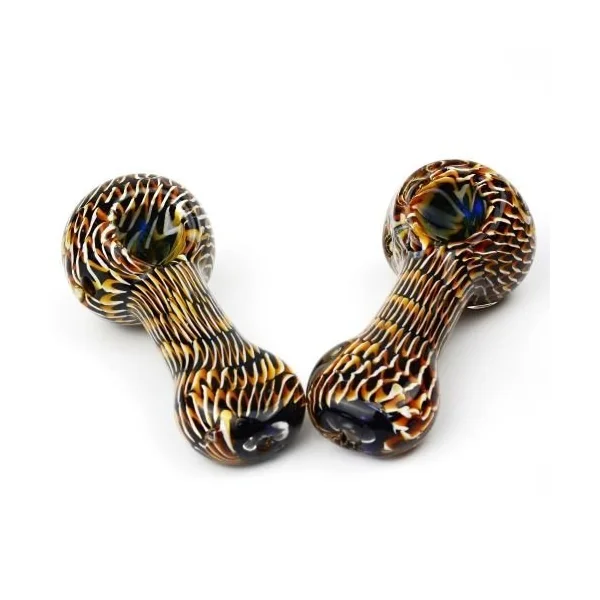 Pink Glass Color Tube Hand Pipe