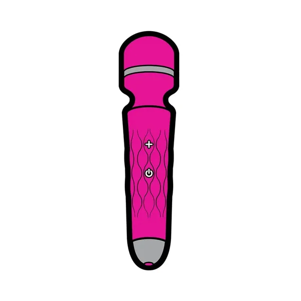 Pink Wand Enamel Pin