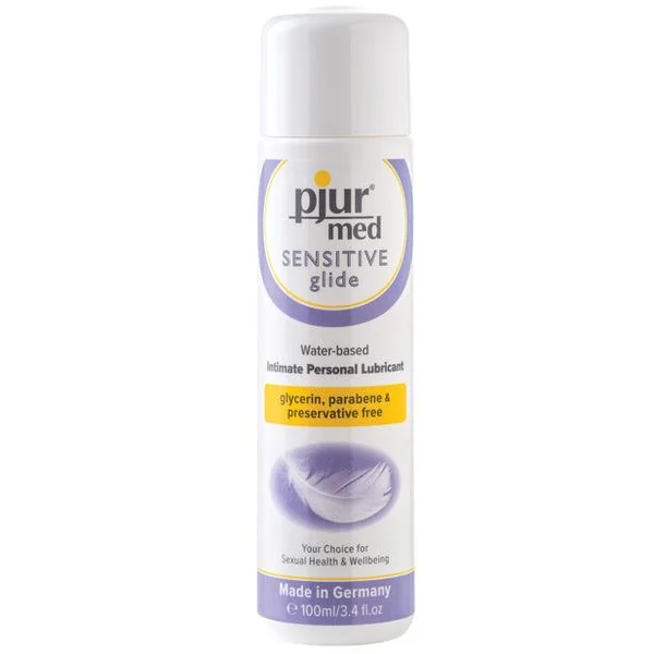 Pjur Med Sensitive Glide Water Based Personal Lubricant - 100ml Bottle