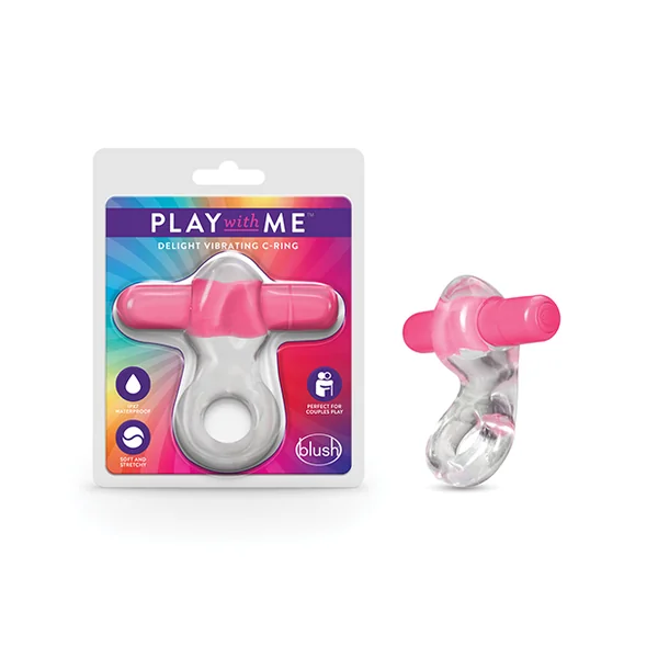 PLAY WITH ME DELIGHT VIBRATING C-RING PINK