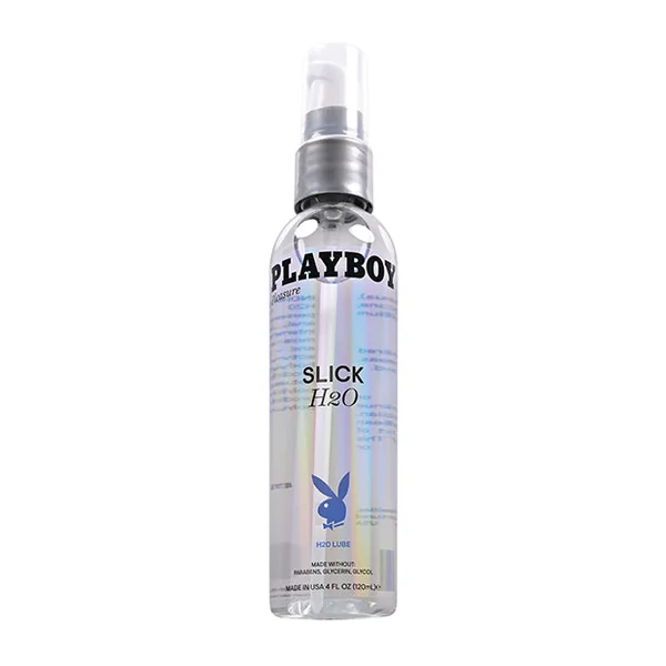 Playboy Pleasure Slick H20 Lubricant - 4 Oz