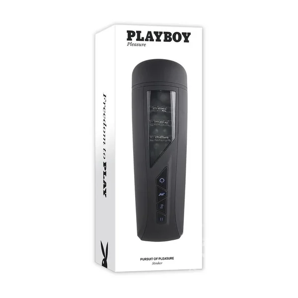 Playboy – Pursuit of Pleasure – Rechargeable Textured Vibrating Stroker