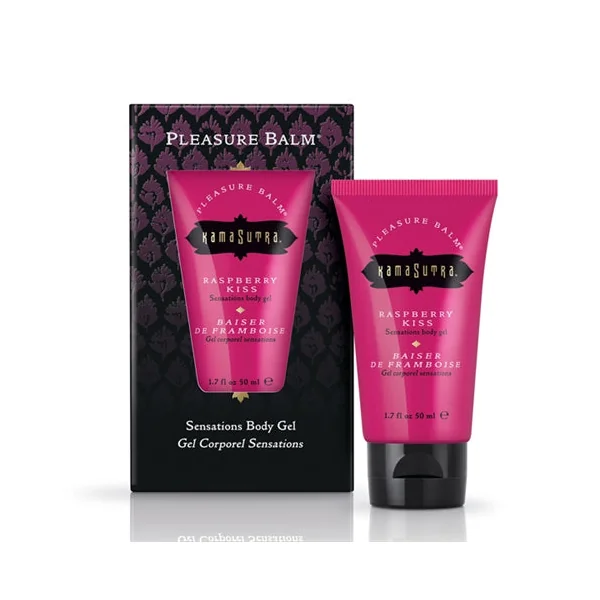 Pleasure Balm Sensations Body Gel - Raspberry Kiss - 1.7 Fl. Oz.