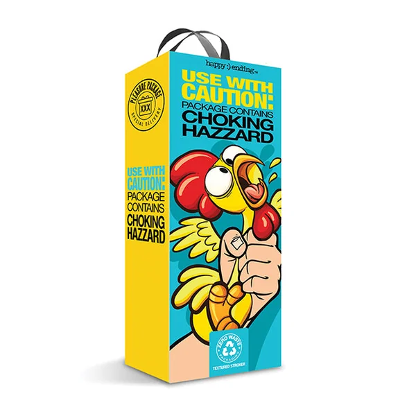 Pleasure Package Use W-caution Tight Textured Stroker - White