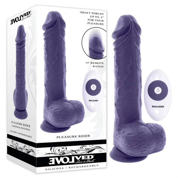 Pleasure Rider Vibrating Dildo by Evolved