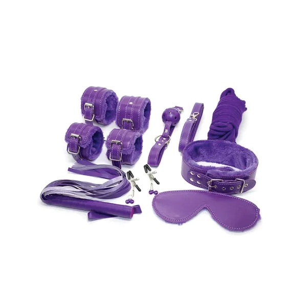 Plesur Everything Bondage 12 Piece Kit – Purple