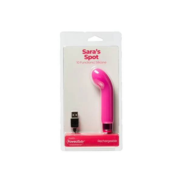 POWERBULLET SARAS SPOT 4IN 10 FUNCTION BULLET PINK